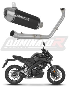 Yamaha MT 125 2024 - 2026 (Euro 5+) Komplett avgassystem Ljuddämpare S3 BLACK + dB killer