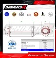 kompletny układ wydechowy z tłumikiem DOMINATOR Full System S3 pasujący do motocykla Yamaha MT 125 2024 - 2026 7