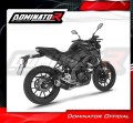 complete exhaust system with muffler DOMINATOR Full System S3 BLACK fits to Yamaha MT 125 2024  2026 4