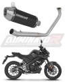 complete exhaust system with muffler DOMINATOR Full System S3 BLACK fits the motorcycle Yamaha MT 125 2020