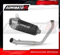 complete exhaust system with muffler DOMINATOR Full System S3 BLACK fits the motorcycle Yamaha MT 125 2020  3