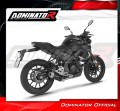 complete exhaust system with muffler DOMINATOR Full System S3 BLACK fits the motorcycle Yamaha MT 125 2020  4
