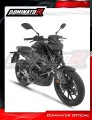 complete exhaust system with muffler DOMINATOR Full System S3 BLACK fits the motorcycle Yamaha MT 125 2020  6