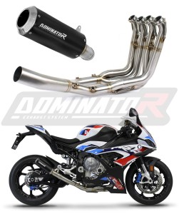 BMW S1000RR 2019 - 2026 Komplett avgassystem Ljuddämpare GP SVART + dB killer