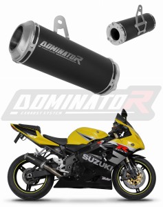 Suzuki GSXR 600 K1-K5 2001 - 2005 Exhaust Silencer Muffler GP BLACK + dB killer