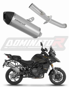 QJMOTOR SRT 900 S / SX 2025 - 2026 Exhaust Silencer Muffler Titanium HP7 + dB killer