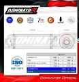 exhaust muffler DOMINATOR ROUND fits to Yamaha TDM 900 2002  2013 6