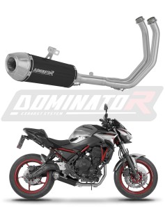Kawasaki Ninja 650 2023 - 2026 Komplett avgassystem Ljuddämpare S3 SVART + dB killer