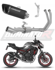 Kawasaki Ninja 650 2023 - 2026 Komplett avgassystem Ljuddämpare HP6 SVART + dB killer