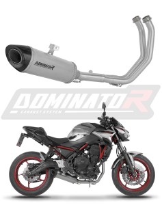 Kawasaki Z650 2023 - 2026 Komplett avgassystem Ljuddämpare Titan HP8 + dB killer