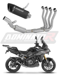 Suzuki GSX-S 1000 GX 2024 Komplett avgassystem Ljuddämpare HP6 SVART EX + dB killer