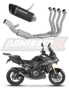 Suzuki GSX-S 1000 GX 2025 - 2026 Komplett avgassystem Ljuddämpare HP6 SVART EX + dB killer