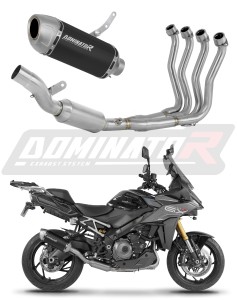 Suzuki GSX-S 1000 GX 2025 - 2026 Komplett avgassystem Ljuddämpare S6 SVART EX + dB killer
