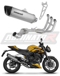 Triumph Street Triple 765 RS 2024 - 2025 Komplett avgassystem Ljuddämpare Titan HP6 + dB killer