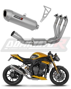 Triumph Speed Triple 1200 RS / RR 2021 - 2024 Komplett avgassystem Ljuddämpare S6 + dB killer