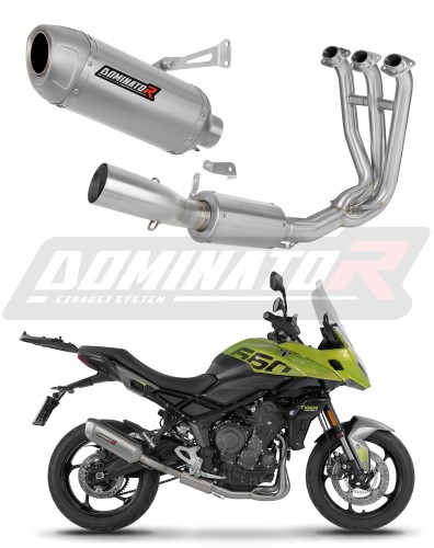 complete exhaust system with muffler DOMINATOR Full System S6 fits to Triumph Tiger Sport 660 2025  2026