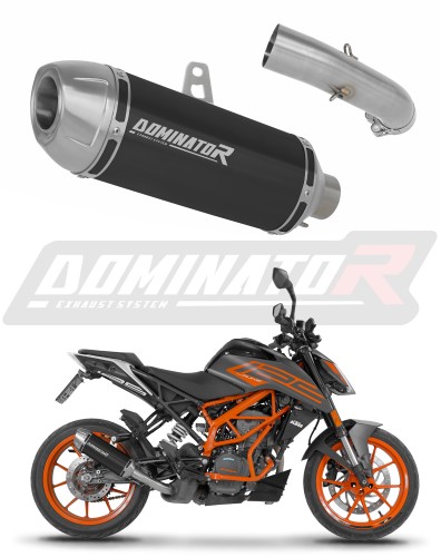 wydech tłumik DOMINATOR S3 CZARNY pasujący do motocykla KTM 125 Duke 2021 - 2023