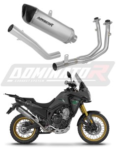 Rieju Aventura 500 2023 - 2026 Komplett avgassystem Ljuddämpare Titan HP6 + dB killer