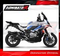 complete exhaust system with muffler DOMINATOR Full System HP6 BLACK fits the motorcycle BMW S1000XR 2020   2026 5