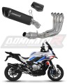 complete exhaust system with muffler DOMINATOR Full System HP6 BLACK EX fits the motorcycle BMW S1000XR 2020   2026