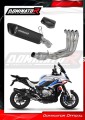 complete exhaust system with muffler DOMINATOR Full System HP6 BLACK EX fits the motorcycle BMW S1000XR 2020   2026 2