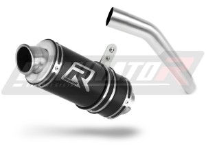 Kawasaki Z750 2007 - 2013 Avgas Ljuddämpare GP1 SVART + dB killer