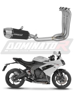Triumph Daytona 660 2024 - 2026 Komplett avgassystem Ljuddämpare S3 SVART + dB killer