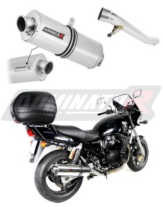 GSX 750 INAZUMA EU-godkänd Avgas Ljuddämpare OVAL 1998 - 2003