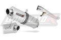 exhaust muffler DOMINATOR homologated road legal oval fits the motorcycle GSX 1200 INAZUMA 1999   2000 2