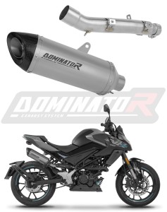 CF MOTO 125 NK 2025 - 2026 Avgas Ljuddämpare Titan HP8 + dB killer