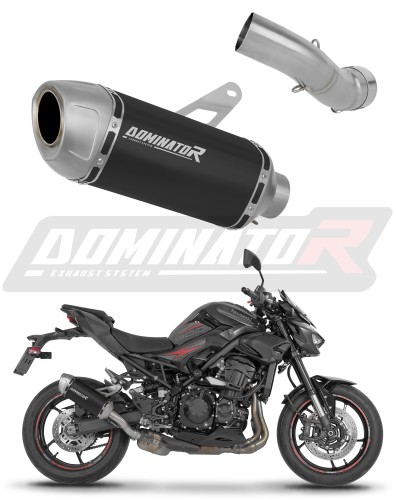 avgassystem ljuddämpare DOMINATOR S6 svart passar till Kawasaki Z900 2025 2026