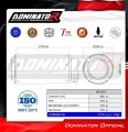 exhaust muffler DOMINATOR GPS fits the motorcycle CF MOTO 800 NK 2023 2026 6