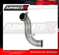decat mellandämpare DOMINATOR Mid pipe passar till motorcykeln CF MOTO 800 NK 2023 2026 2