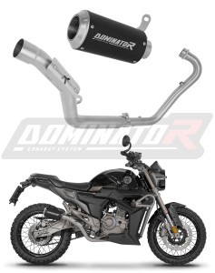 Zontes G1 Scrambler 125 2025 - 2026 Komplett avgassystem Ljuddämpare GPS BLACK + dB killer