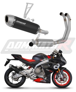 Aprilia RS 660 2025 - 2026 Komplett avgassystem Ljuddämpare S6 SVART EX + dB killer