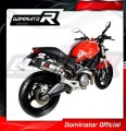 MONSTER 696 EXHAUST Ducati Muffler Auspuff Sportauspuff Silencer Echappement Silencieux Scarico Scarichi Escape Wydech Tłumik Carbon Tip HP1 2008 - 2014 Dominator 2