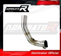 CBR 600RR Exhaust Cat Eliminator Catalyst Catalytic Converter Linkpipe Decat Downpipe 2007 - 2016 DOMINATOR 