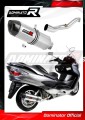 BURGMAN 400 EXHAUST Suzuki Muffler Auspuff Sportauspuff Silencer Echappement Silencieux Scarico Scarichi Escape Wydech Tłumik Carbon Tip HP1 2007 - 2016 Dominator 