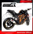 1290 SUPER DUKE EXHAUST KTM Muffler Auspuff Sportauspuff Silencer Echappement Silencieux Scarico Scarichi Escape Wydech Tłumik Carbon Tip HP1 2014 - 2016 Dominator 2