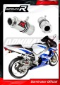 GSXR 750 K1-K5 EXHAUST Suzuki Muffler Auspuff Sportauspuff Silencer Echappement Silencieux Scarico Scarichi Escape Wydech Tłumik GP 1 2001 - 2005 DOMINATOR