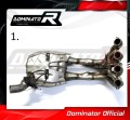 S1000RR Exhaust Cat Eliminator Catalyst Catalytic Converter Linkpipe Decat Downpipe 2012 - 2014 DOMINATOR 1