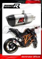 1290 SUPER DUKE EXHAUST KTM Muffler Auspuff Sportauspuff Silencer Echappement Silencieux Scarico Scarichi Escape Wydech Tłumik Carbon Tip HP1 2014 - 2016 Dominator 
