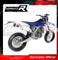 WR 450 F EXHAUST Yamaha Muffler Auspuff Sportauspuff Silencer Echappement Silencieux Scarico Scarichi Escape Wydech Tłumik Carbon Tip MX 2007 - 2011 DOMINATOR 2