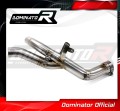 YZF R1 1000 RN22 Exhaust Cat Eliminator Catalyst Catalytic Converter Linkpipe Decat Downpipe 2009 - 2014 DOMINATOR 