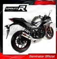 YZF-R3 300 EXHAUST FULL SYSTEM Yamaha Muffler Auspuff Sportauspuff Silencer Echappement Silencieux Scarico Scarichi Escape Wydech Tłumik Carbon Tip HP3 2015 - 2017 DOMINATOR 2