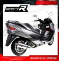 BURGMAN 400 EXHAUST Suzuki Muffler Auspuff Sportauspuff Silencer Echappement Silencieux Scarico Scarichi Escape Wydech Tłumik OVAL 2007 - 2016 Dominator 2