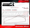 YZF-R3 300 EXHAUST Yamaha Muffler Auspuff Sportauspuff Silencer Echappement Silencieux Scarico Scarichi Escape Wydech Tłumik Carbon Tip HP3 2015 - 2017 DOMINATOR 4