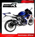 GSXR 600 K6 K7 EXHAUST Suzuki Muffler Auspuff Sportauspuff Silencer Echappement Silencieux Scarico Scarichi Escape Wydech Tłumik GP 1 2006 - 2007 DOMINATOR 2
